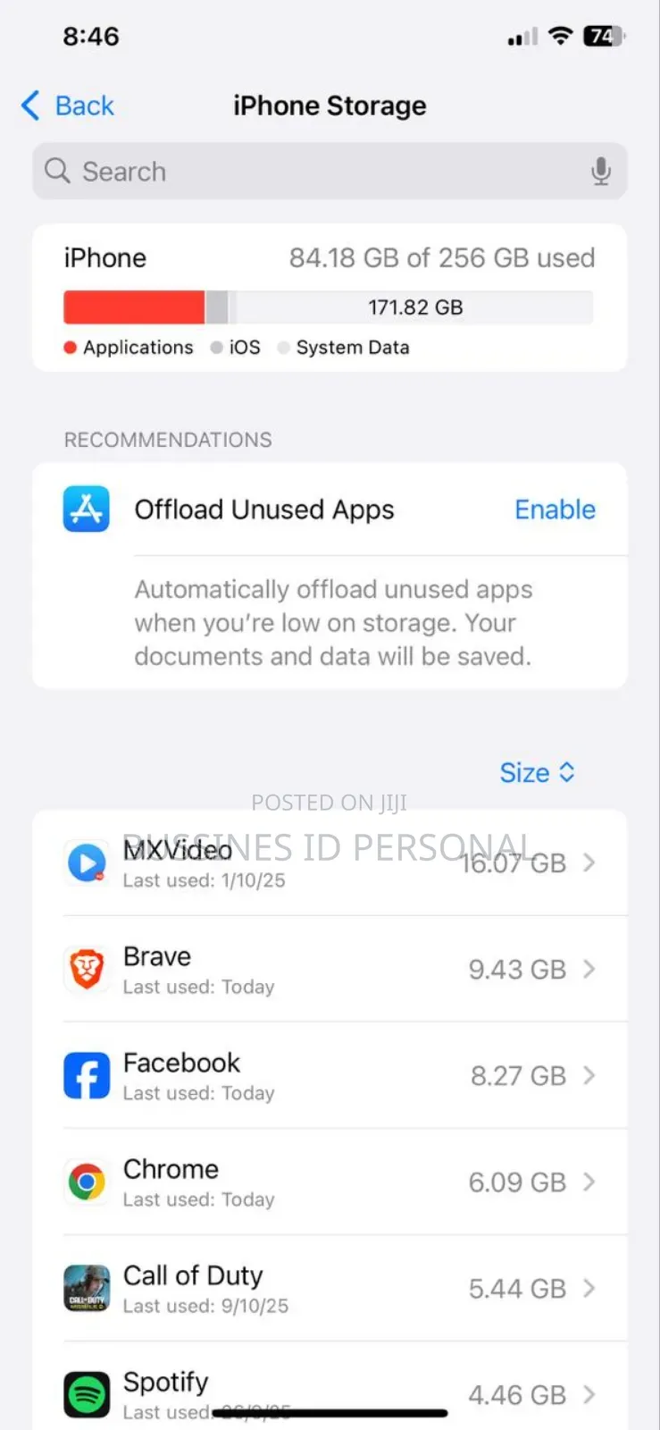 Apple iPhone XS Max 256 GB Gray