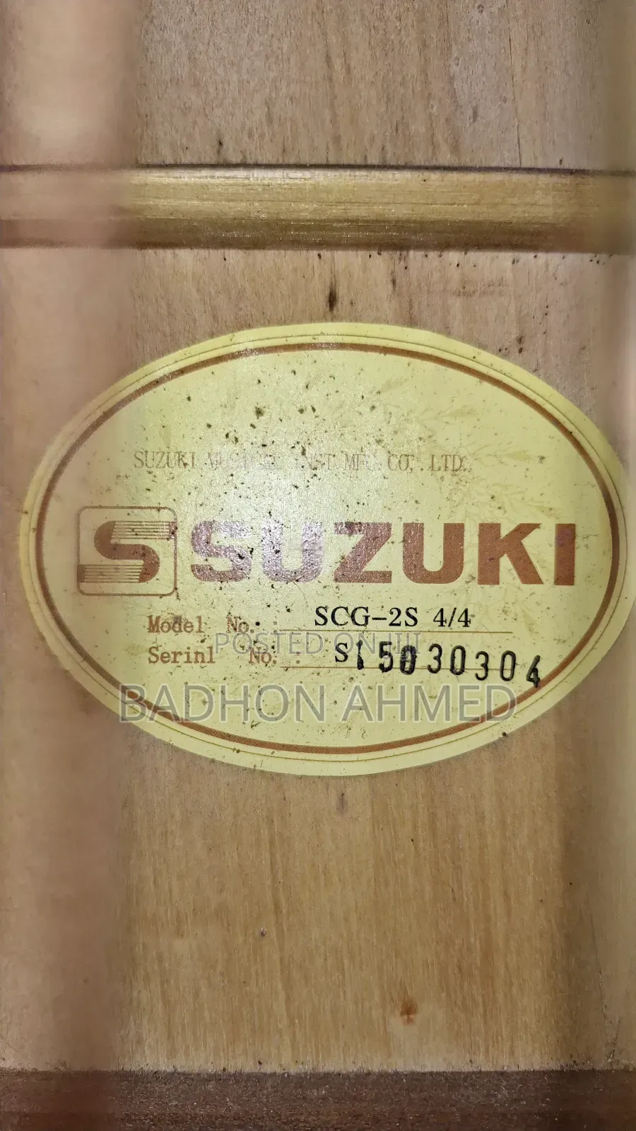 Suzuki SCG-2s 4/4 Premium Giter