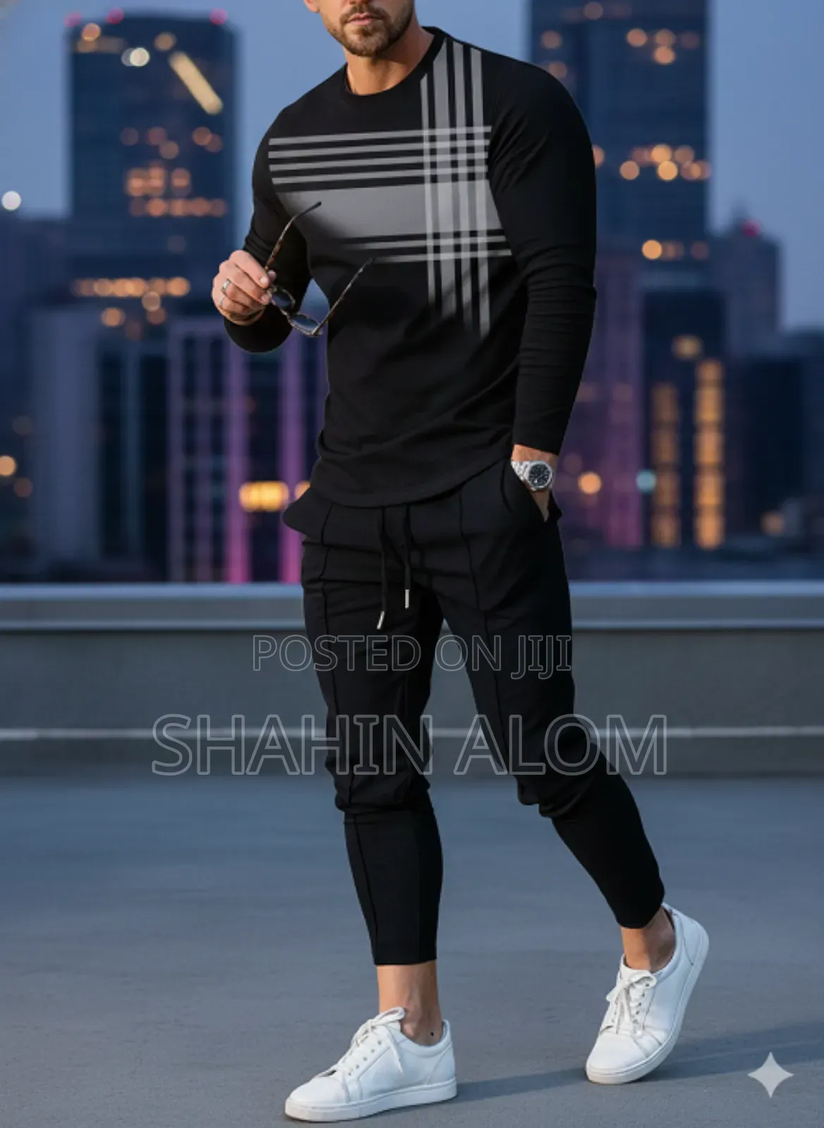 Full Sleeve Tshirt and Trouser Set