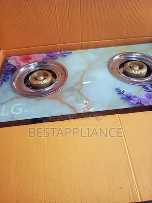 Glass Double Burner Gas Stove