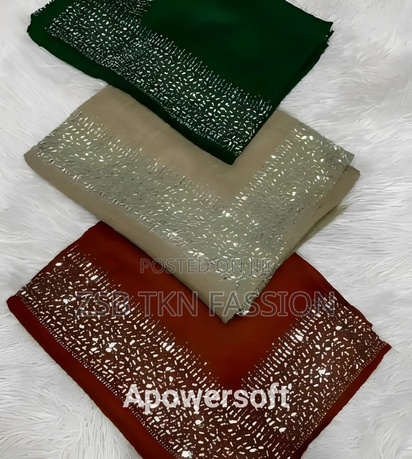 Korean Velvet With High Quality Stone Work Shawl