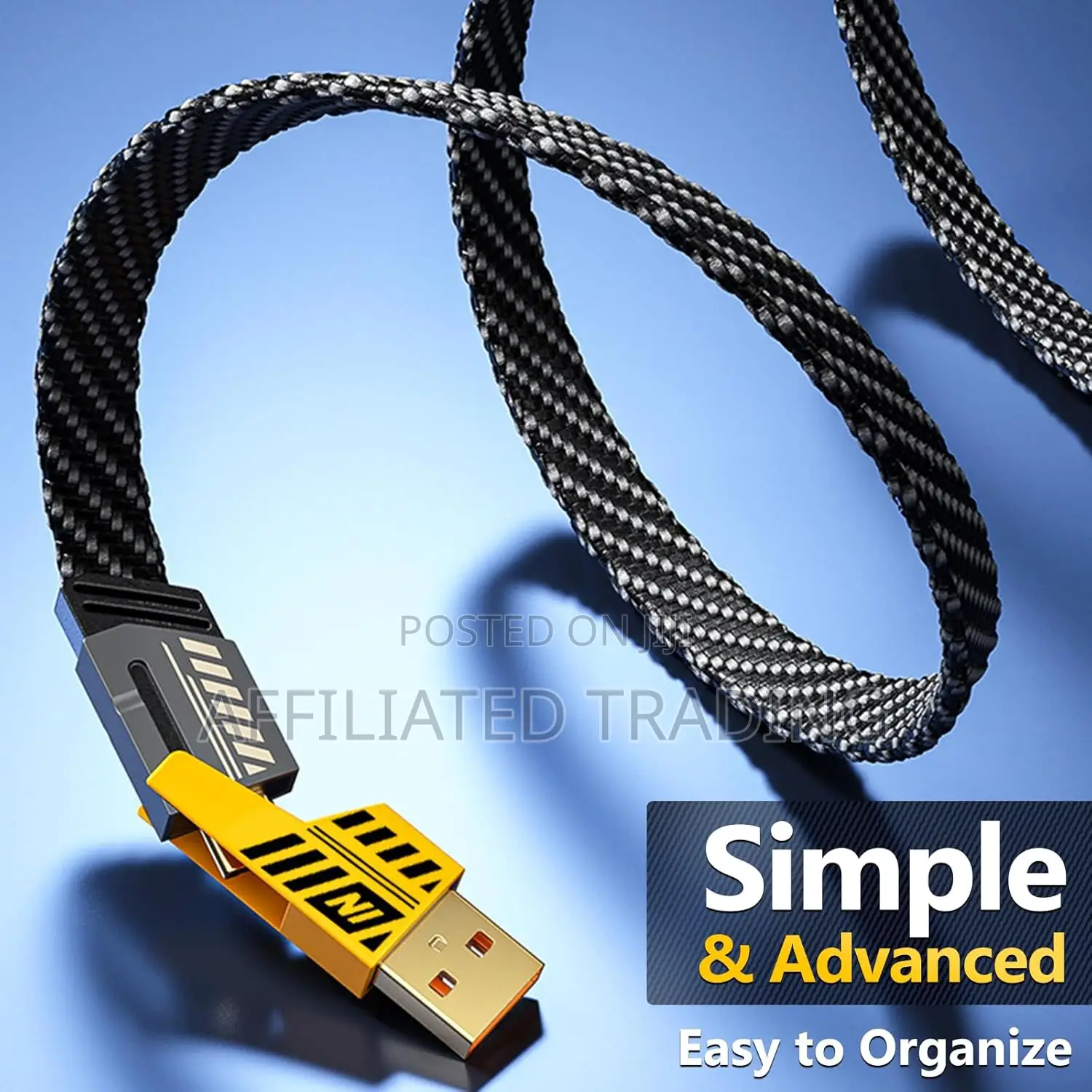 65w 4-in-1 Mobile Phone Data Fast Charging Dual-Head 1 Meter [40 Inch