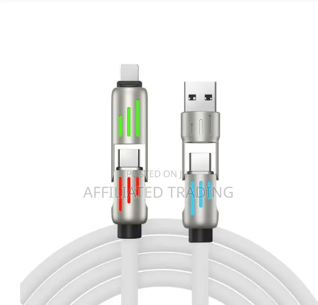 240w 4-in-1 Fast Charging Data Fast Charging Cable 1.5 Meter [60 Inch]