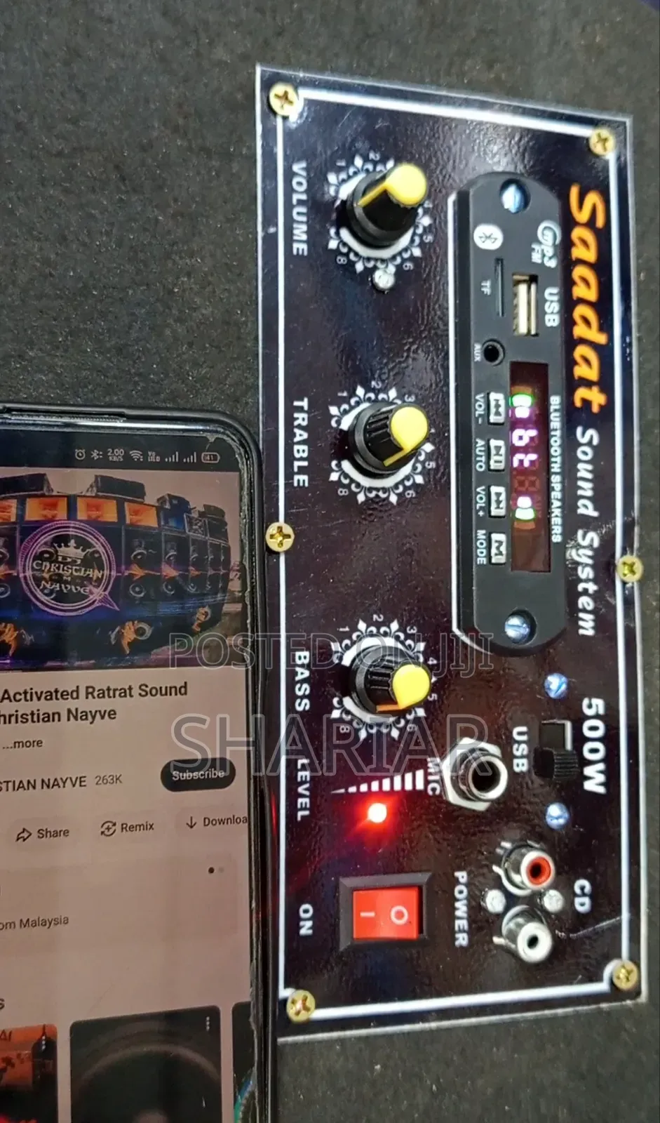 Seer 8" Speaker Box(Jbl Style) With Machine Amplifier(New)