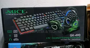 Photo - Imice Gk-490 – 4-in-1 RGB Gaming Combo Pack