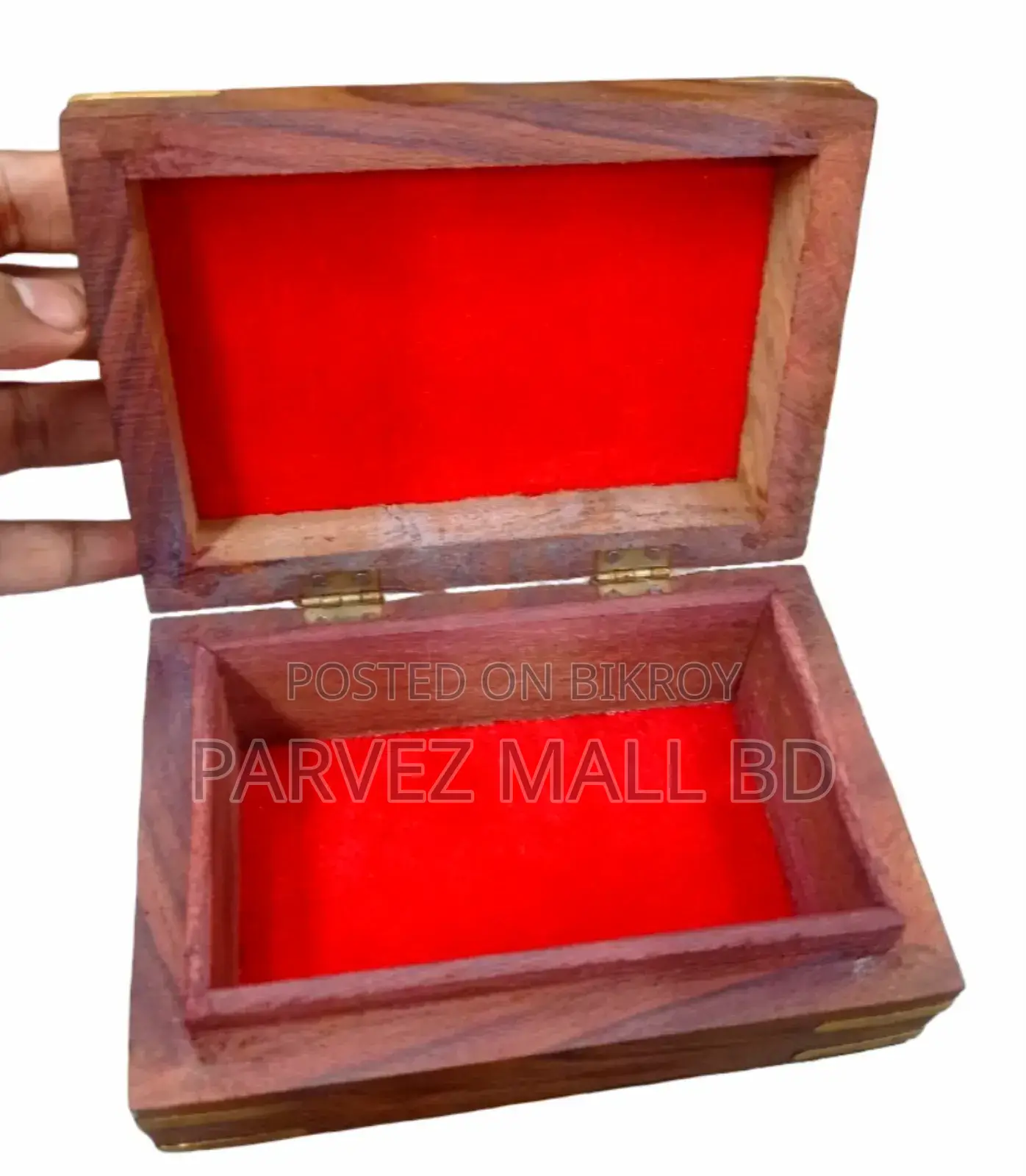Kashmiri Iron Wood Jewelry Box Royal Traditional Different Size-1 Pc