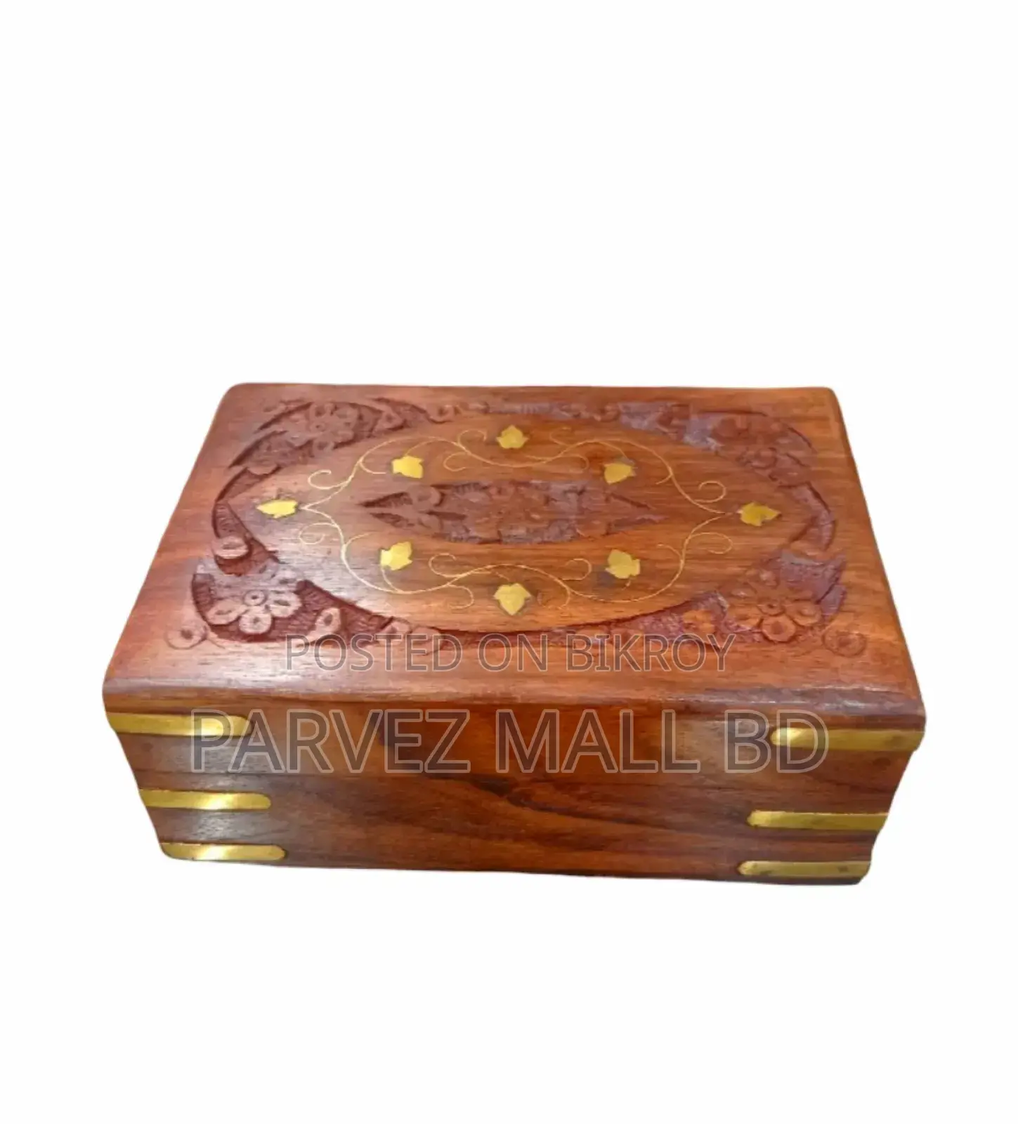 Kashmiri Iron Wood Jewelry Box Royal Traditional Different Size-1 Pc