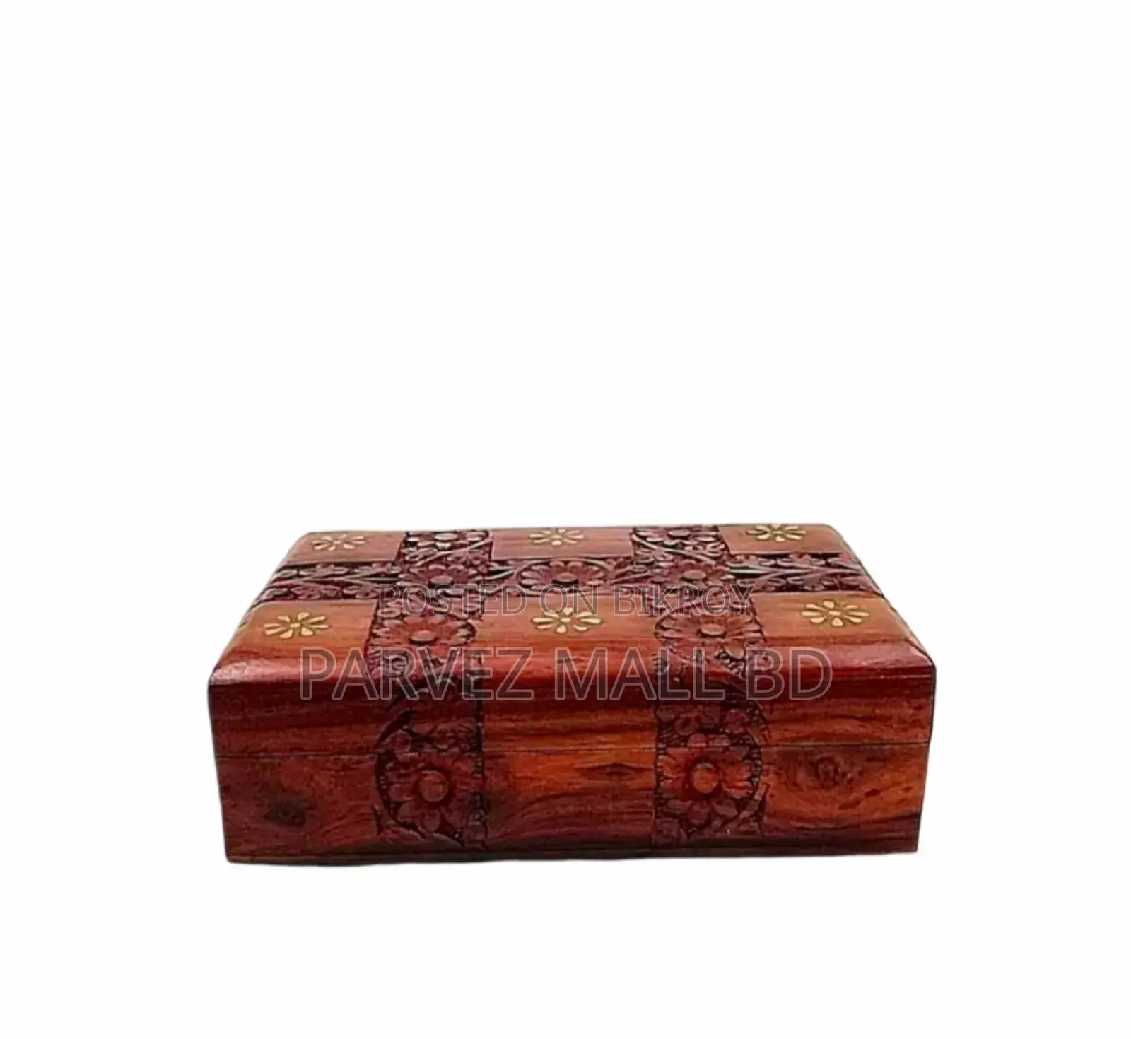 Kashmiri Iron Wood Jewelry Box Royal Traditional Different Size-1 Pc
