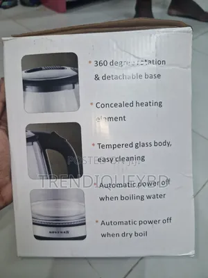 Novena 2l Glass Electric Kettle – 1500w Fast Boil, High-Quality