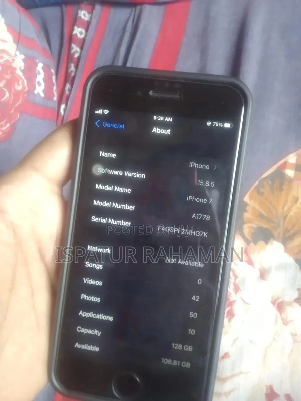 Apple iPhone 7 128 GB Black