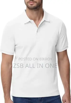 Formal Solid Polo Shirt 100% Cotton for Boys