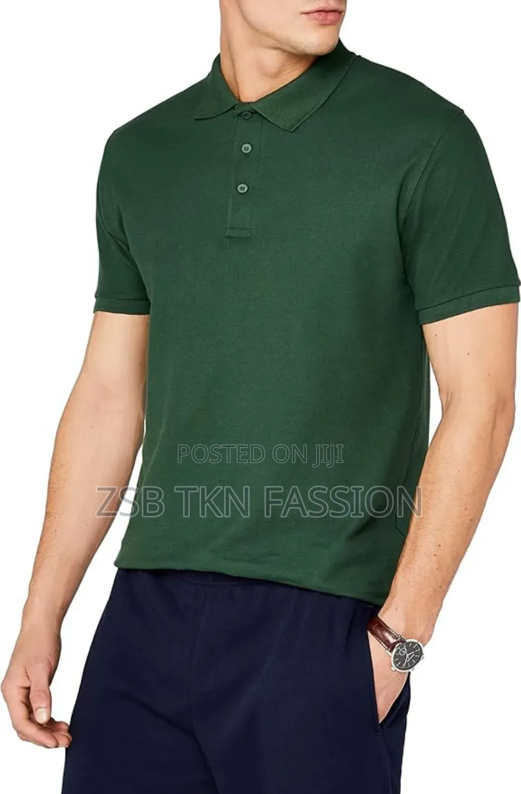 Formal Solid Polo Shirt 100% Cotton for Boys
