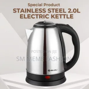 Bajaj Electric Kettle Bj-002b (2 L) Features: