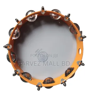 Proffessional 10 Inchi Indian Tabla/Handdrum/Duf/Tun Burin Multicolor