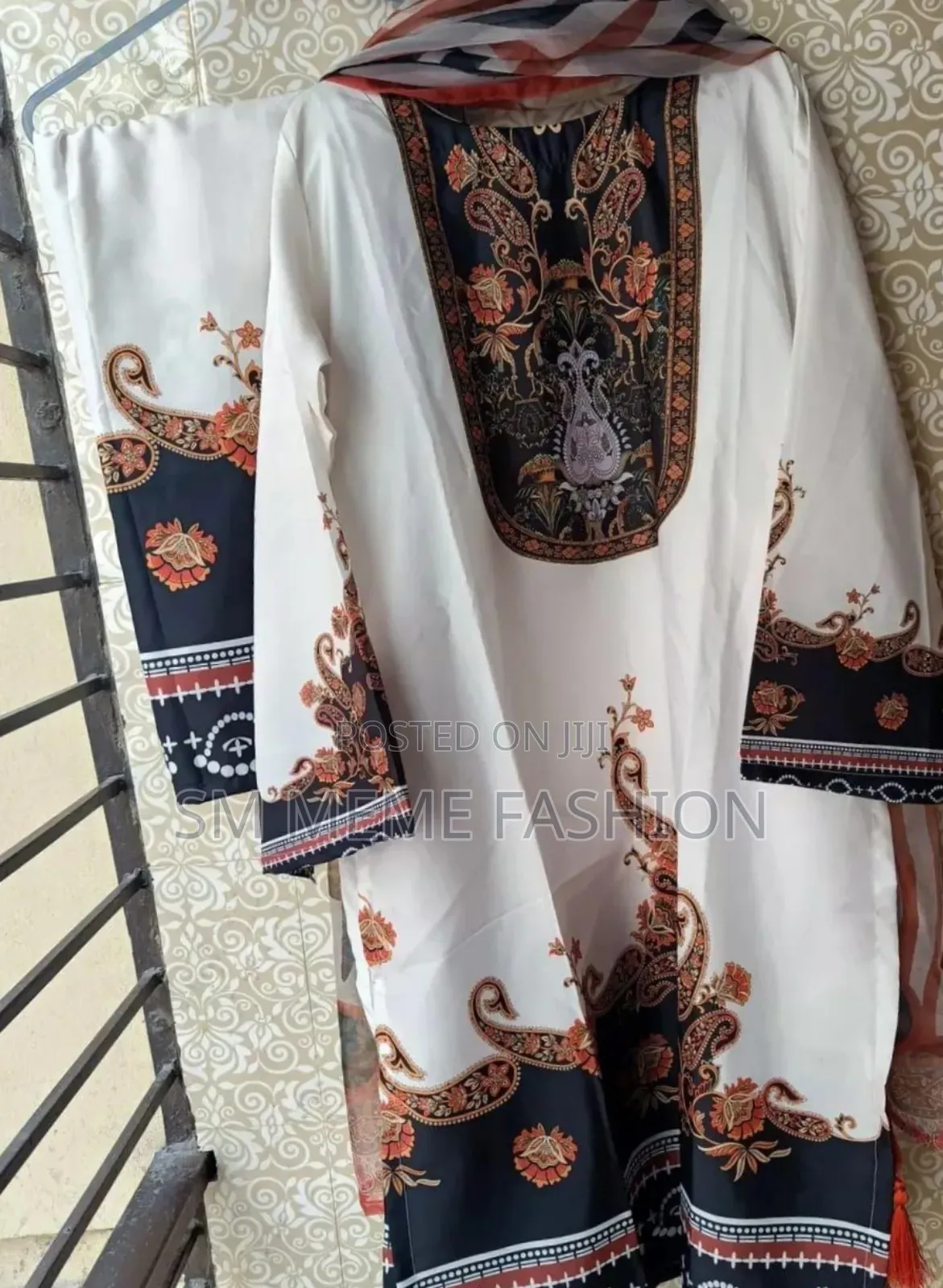 Ready Made Pure Dubai Silk Digital Print Three Piece