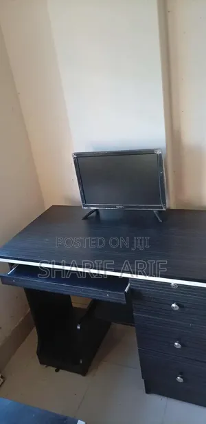 Photo - Executive Table With Computer Storage