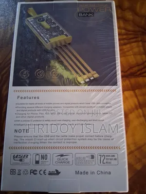 20000mah Transparent 22.5 W First Charging Power Bank Portable Fast