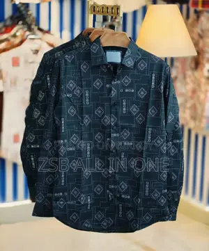 Black Pure Cotton Full Sleeve Shirt