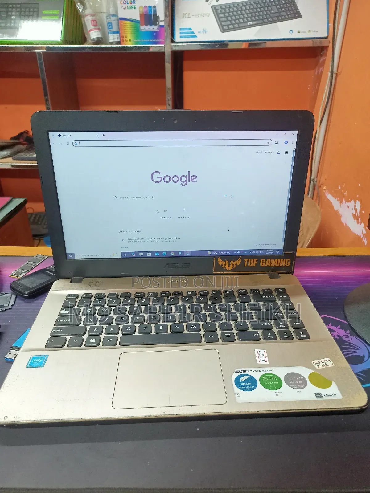 Laptop Asus 4GB Intel Pentium SSD 128GB