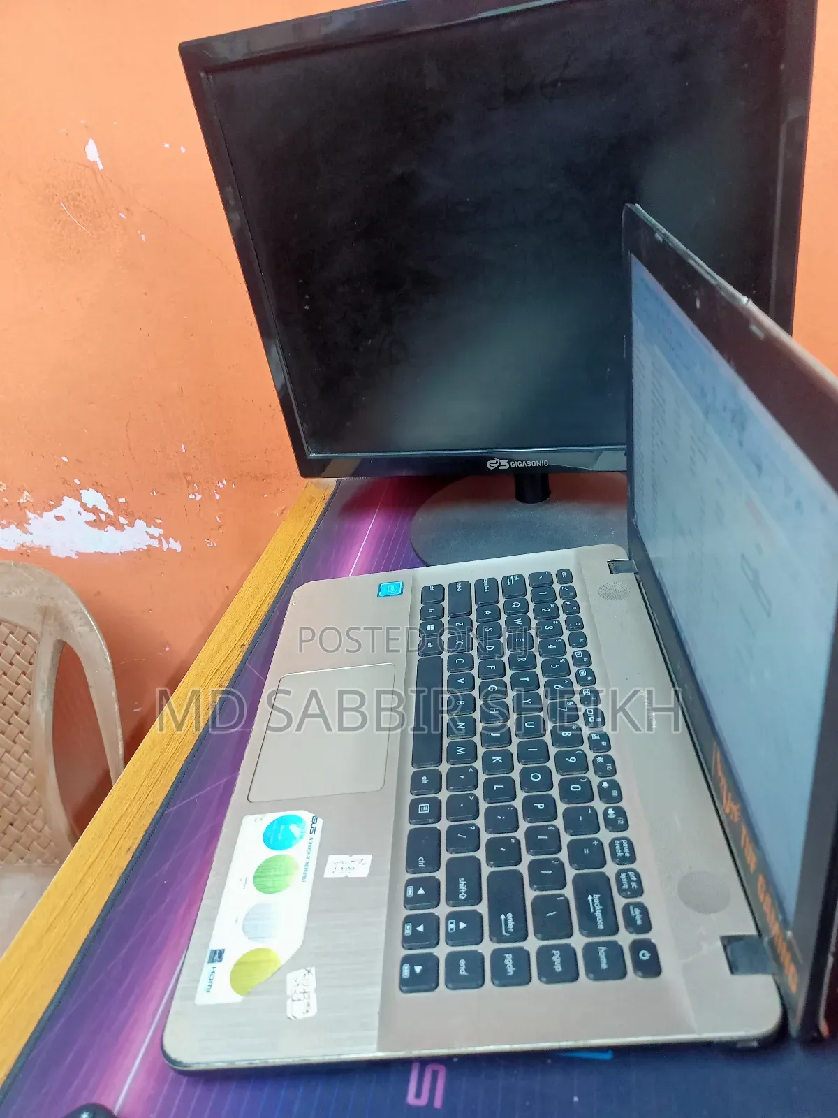 Laptop Asus 4GB Intel Pentium SSD 128GB