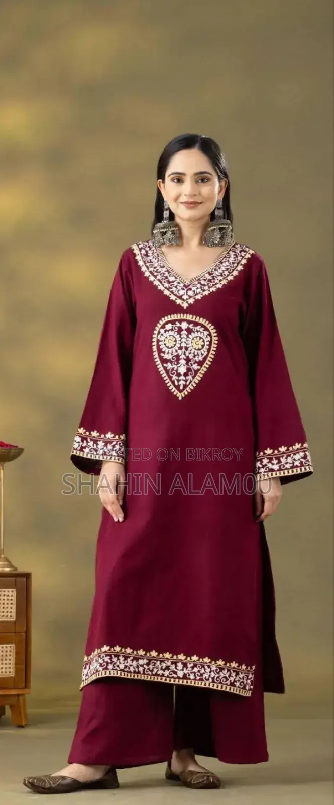 আড়ি সুতার কাজ করা (2pis)