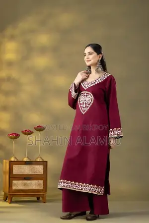 আড়ি সুতার কাজ করা (2pis)