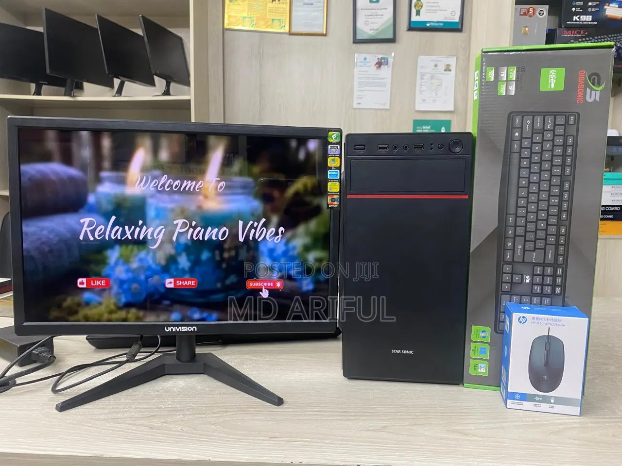 Desktop Computer 4GB Intel Core I5 SSD 256GB