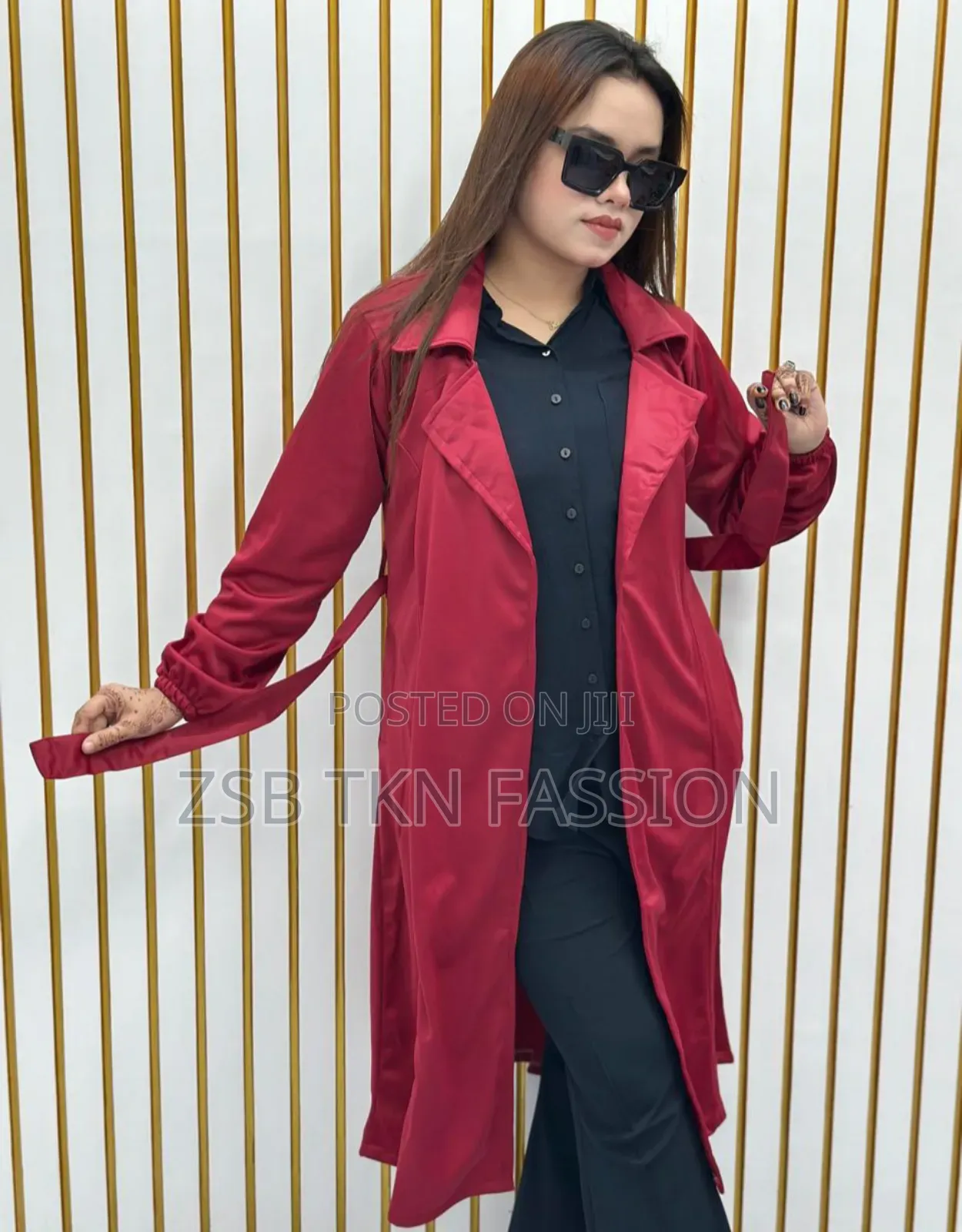 Stylish Ladies Overcoat (Belt System) নতুন আপডেট