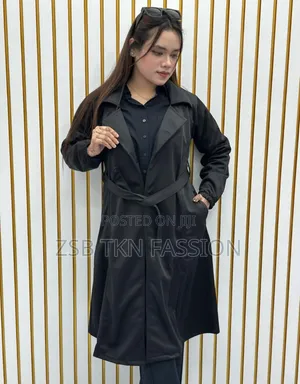 Stylish Ladies Overcoat (Belt System) নতুন আপডেট