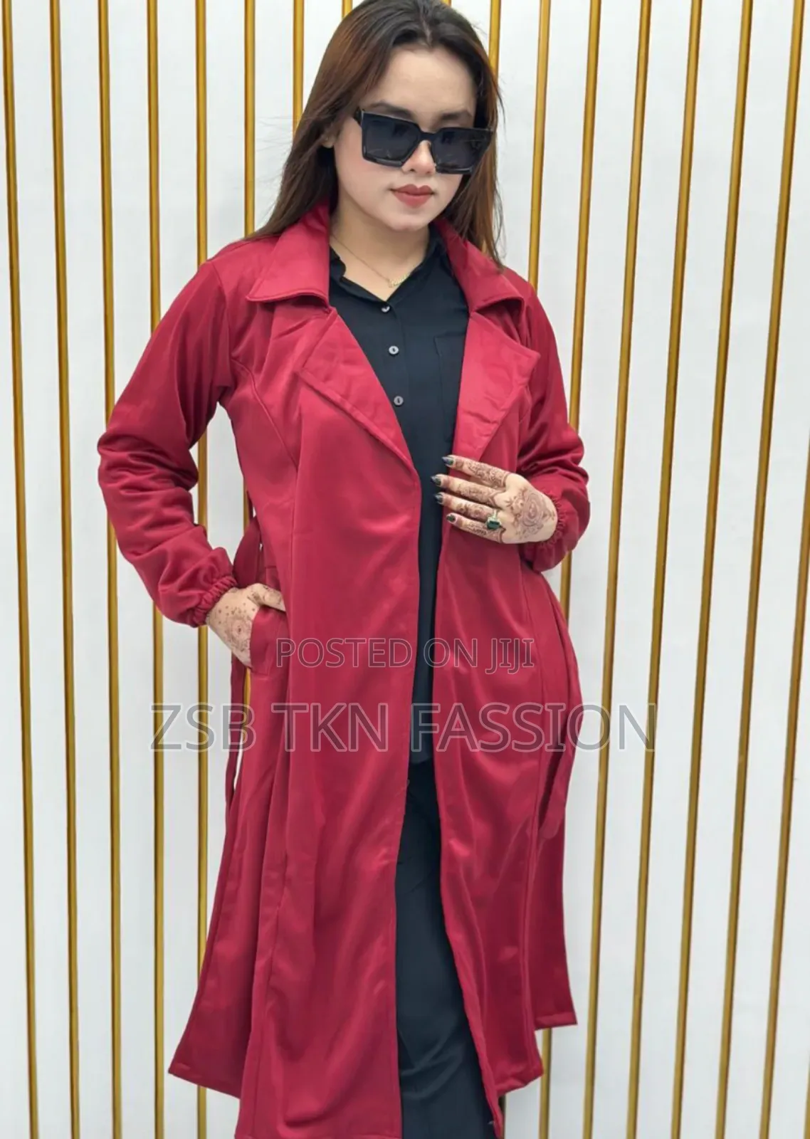 Stylish Ladies Overcoat (Belt System) নতুন আপডেট