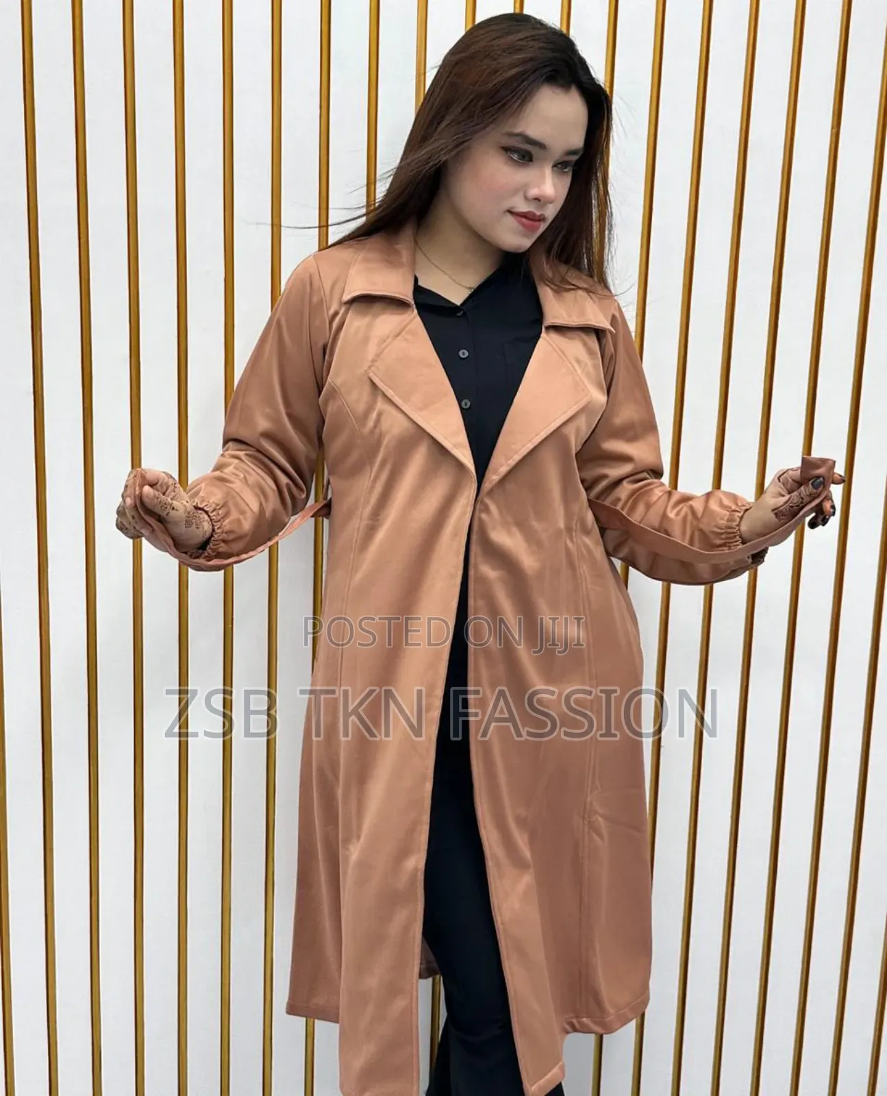 Stylish Ladies Overcoat (Belt System) নতুন আপডেট