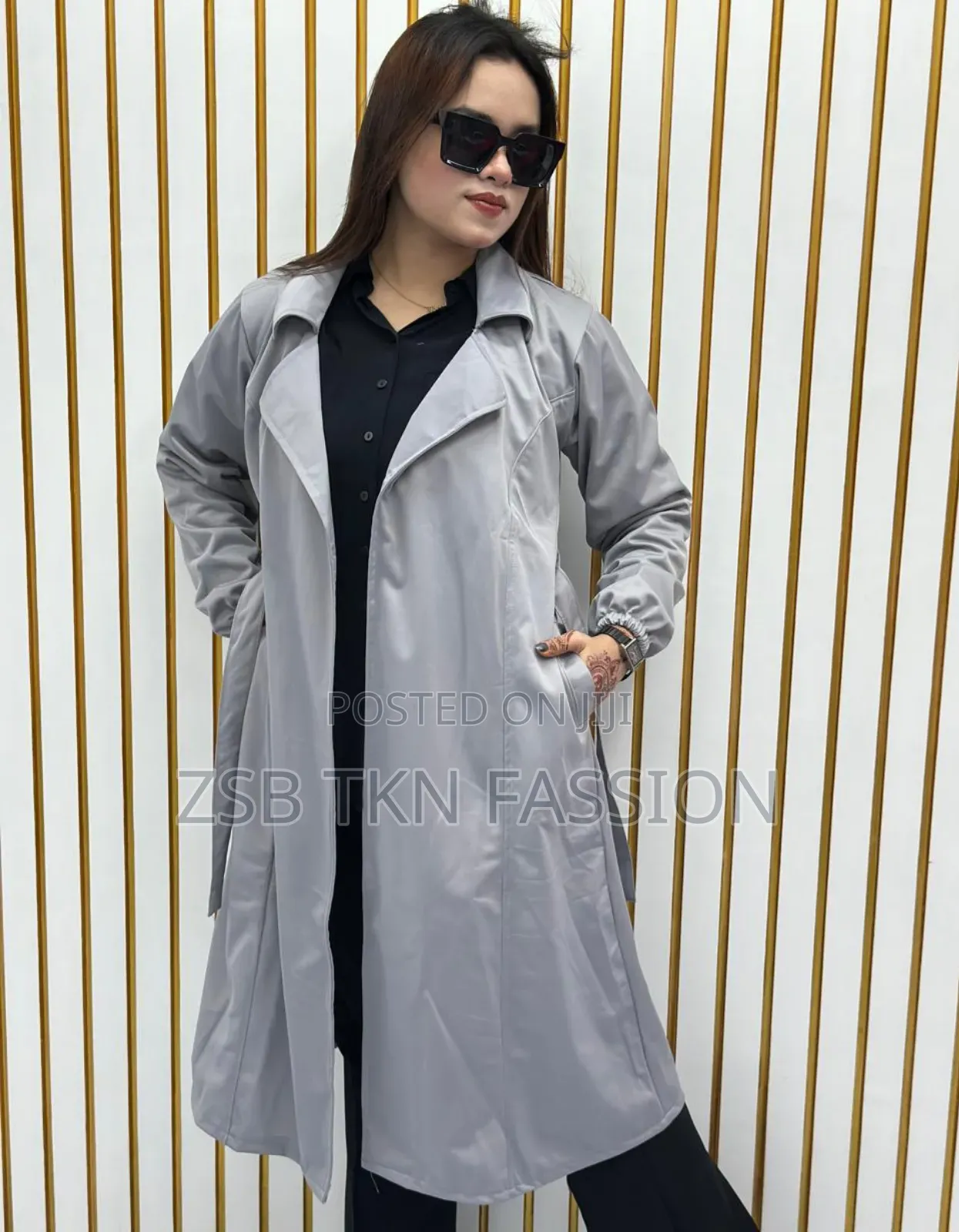 Stylish Ladies Overcoat (Belt System) নতুন আপডেট