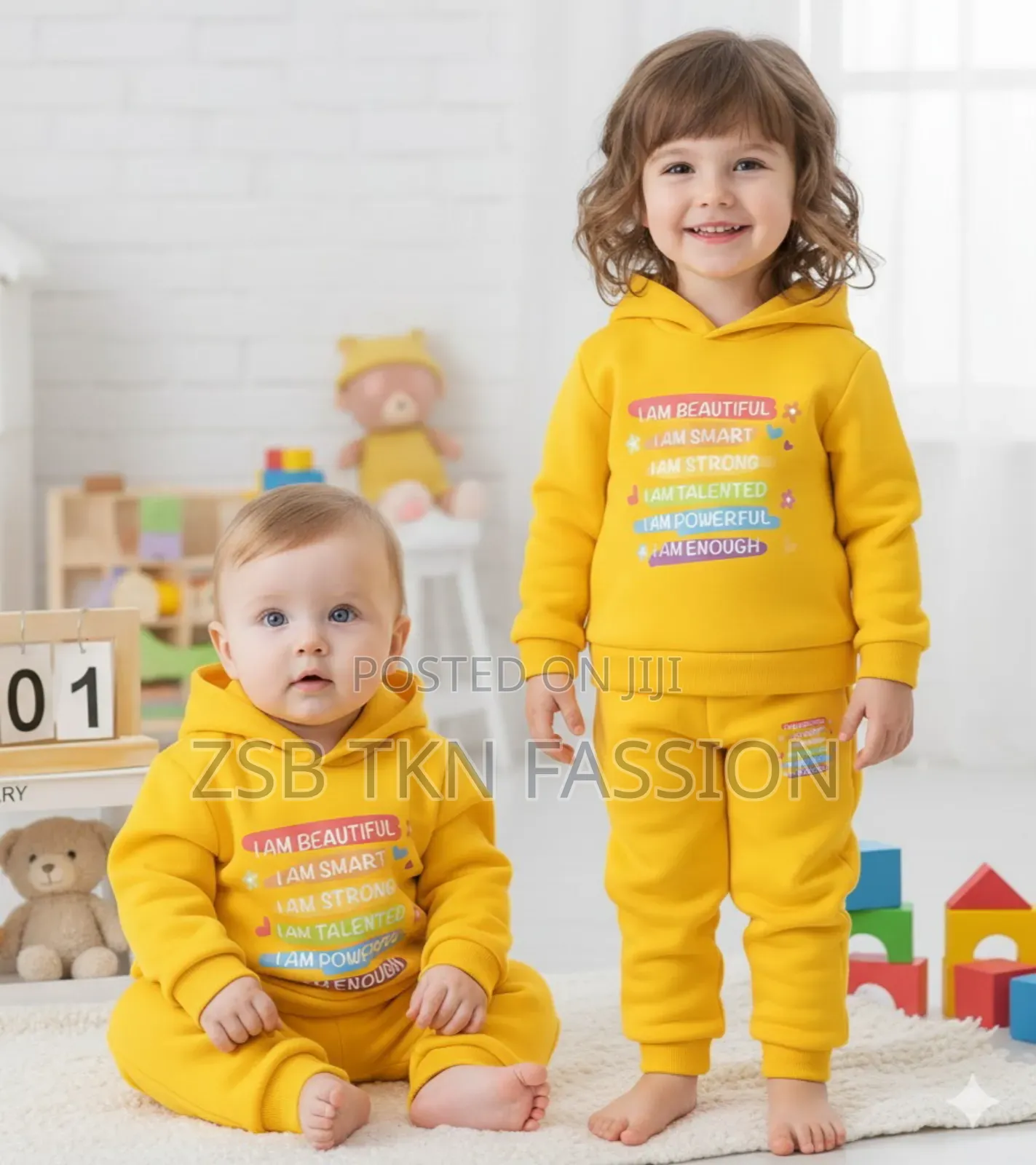 Elegant Stylish Baby Hoodie Set 1 Hudi 1 Pant