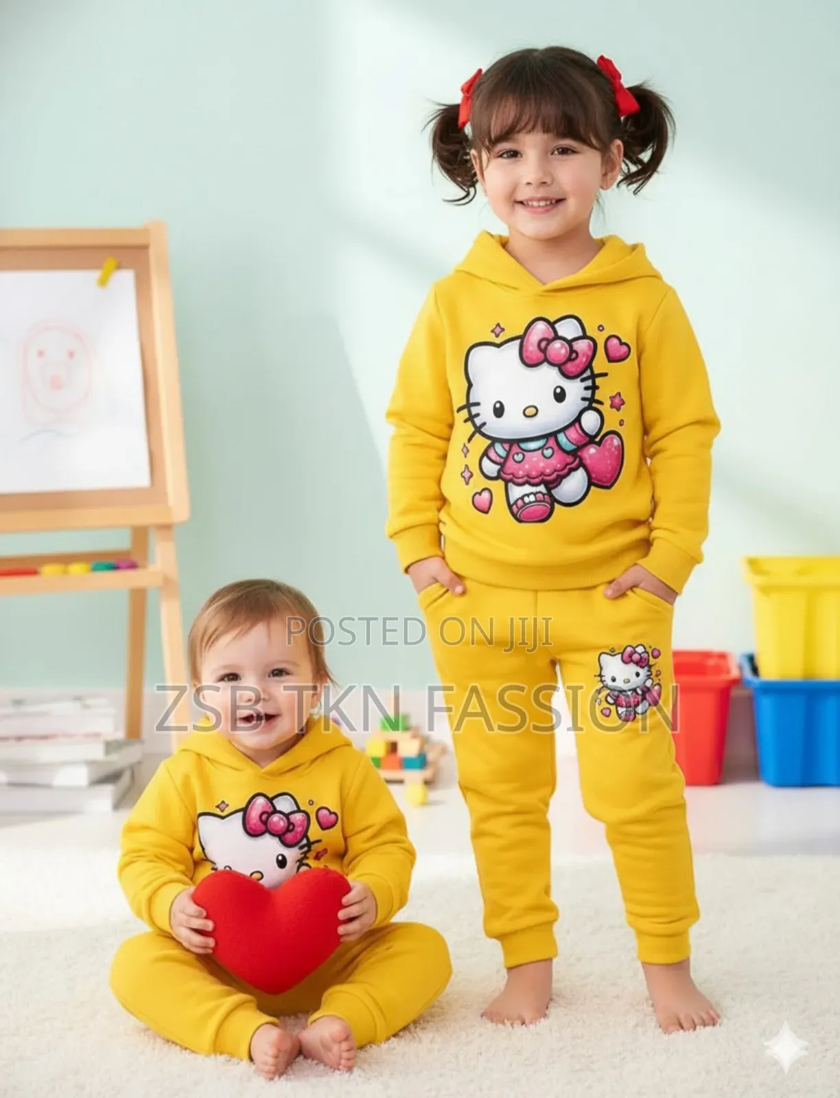 Elegant Stylish Baby Hoodie Set 1 Hudi 1 Pant