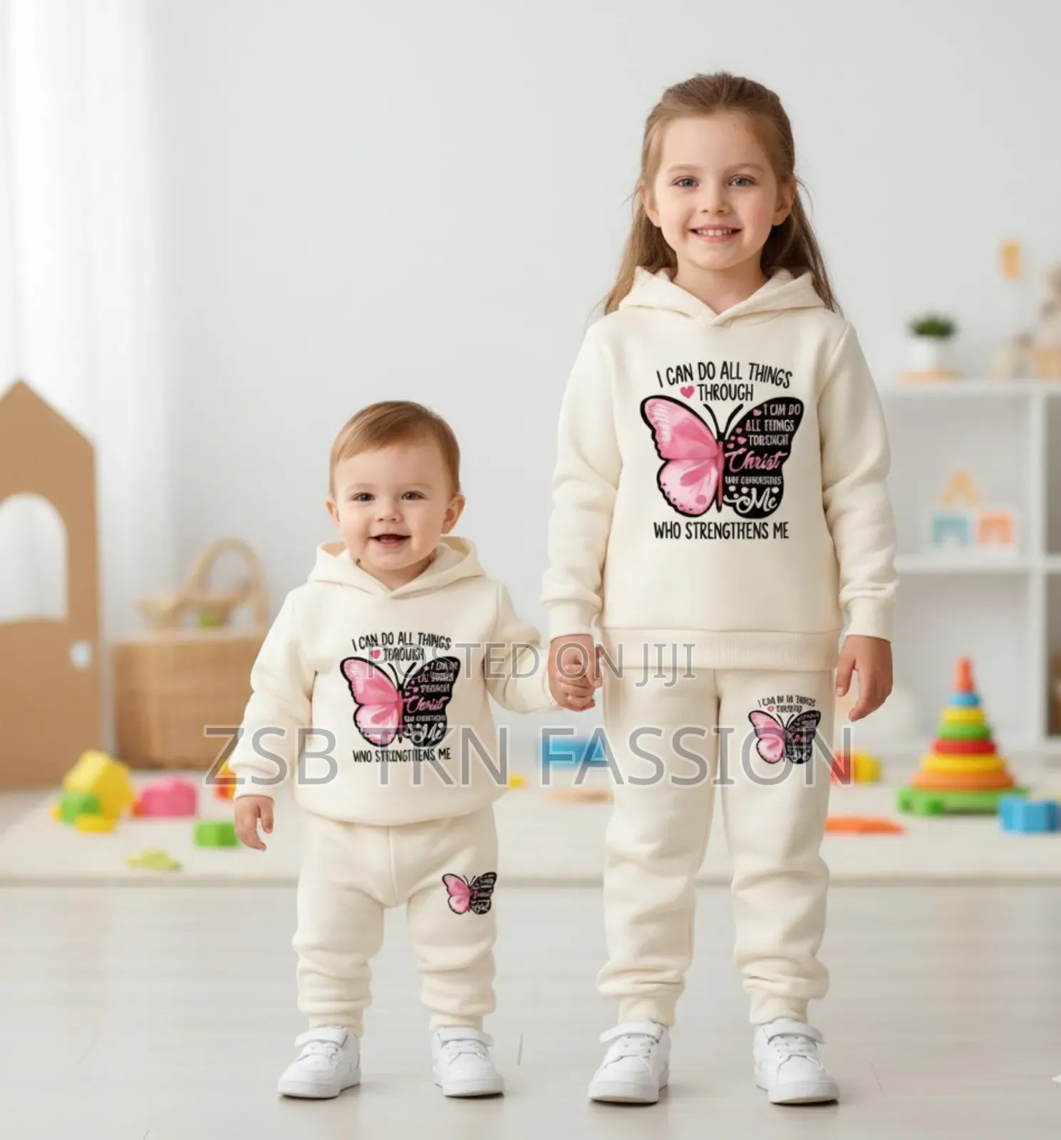 Elegant Stylish Baby Hoodie Set 1 Hudi 1 Pant