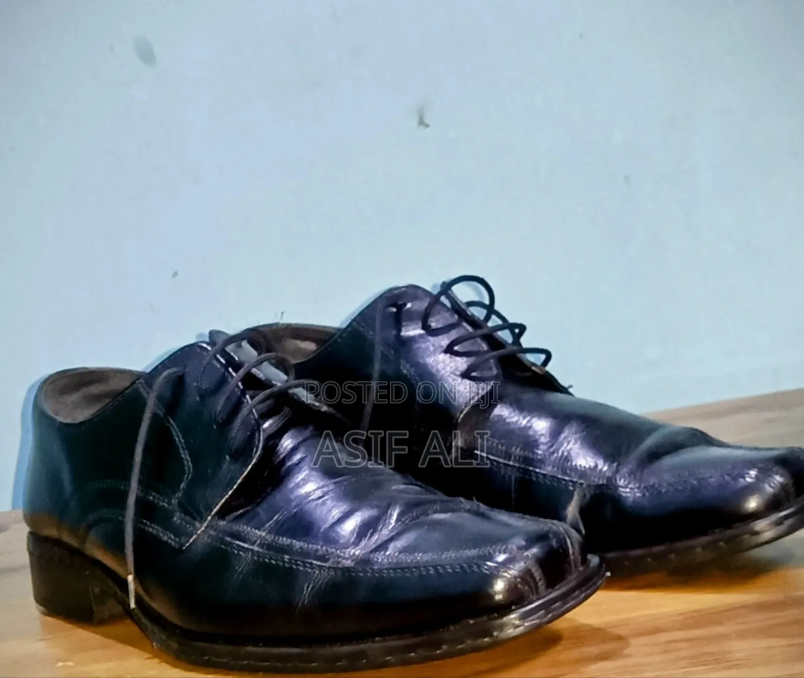 Black Leather Formal Shoe (Size :41)