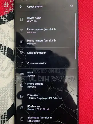 Vivo Y12 32 GB Black