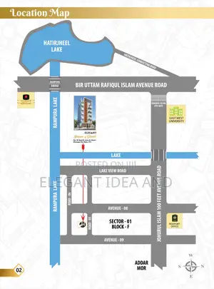 3bdrm Apartment in Elegant Shopno, Aftab Nagar for Sale