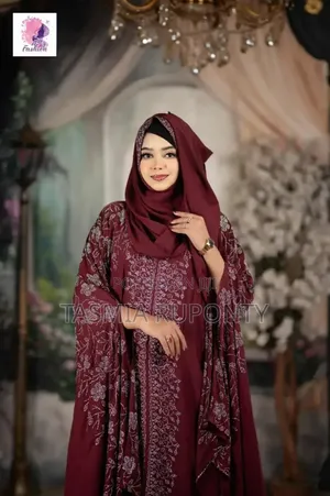 Dubai Cherry 4 Part Borka