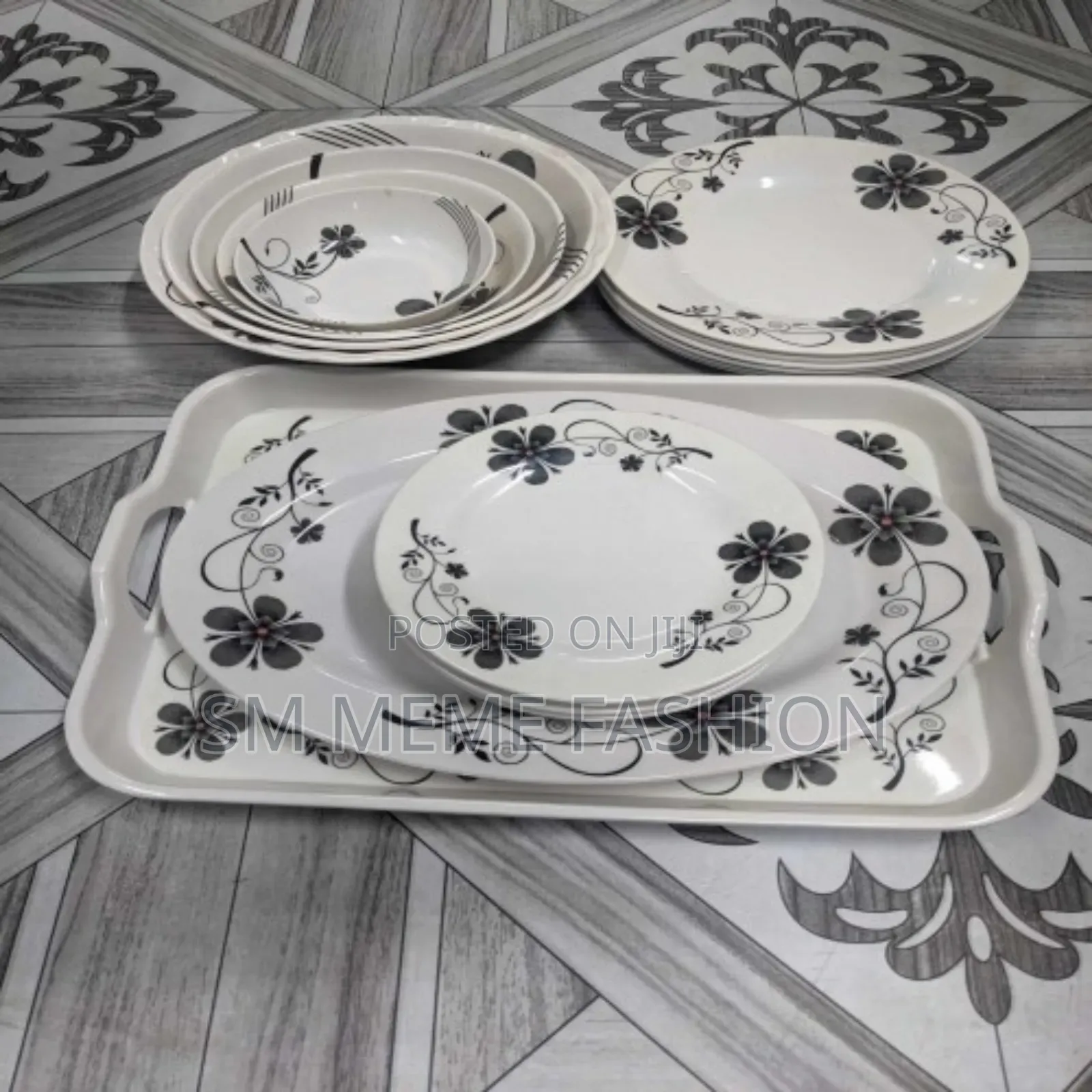 Rojonigondha Melamine Dinner Set (19 Pieces)