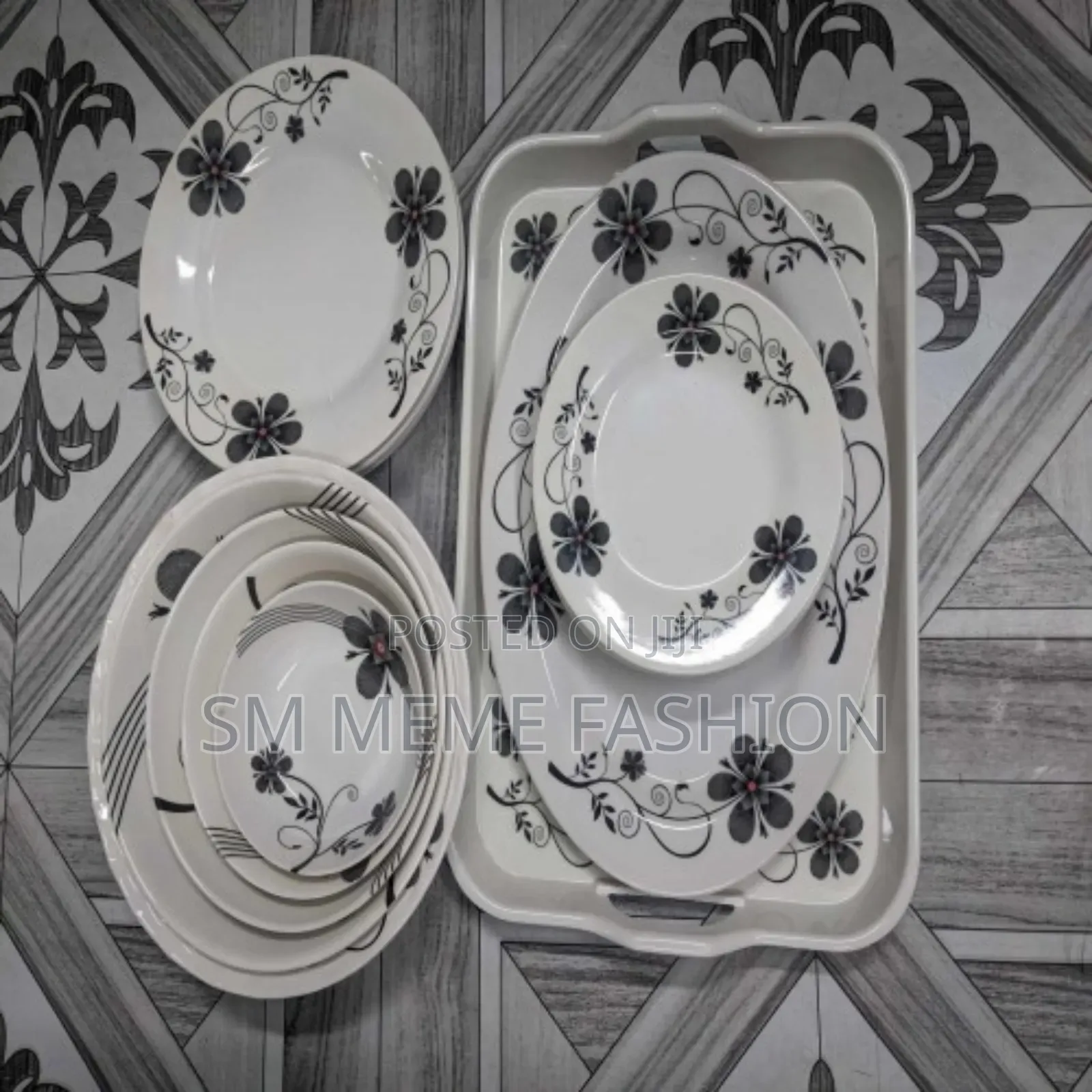 Rojonigondha Melamine Dinner Set (19 Pieces)