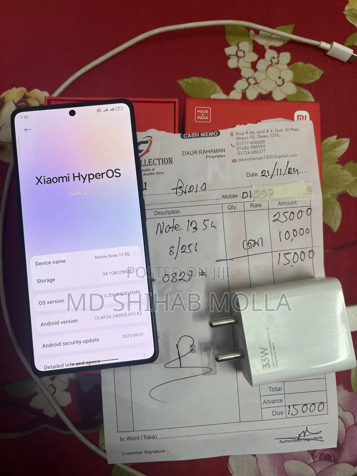 Xiaomi Redmi Note 13 256 GB Black