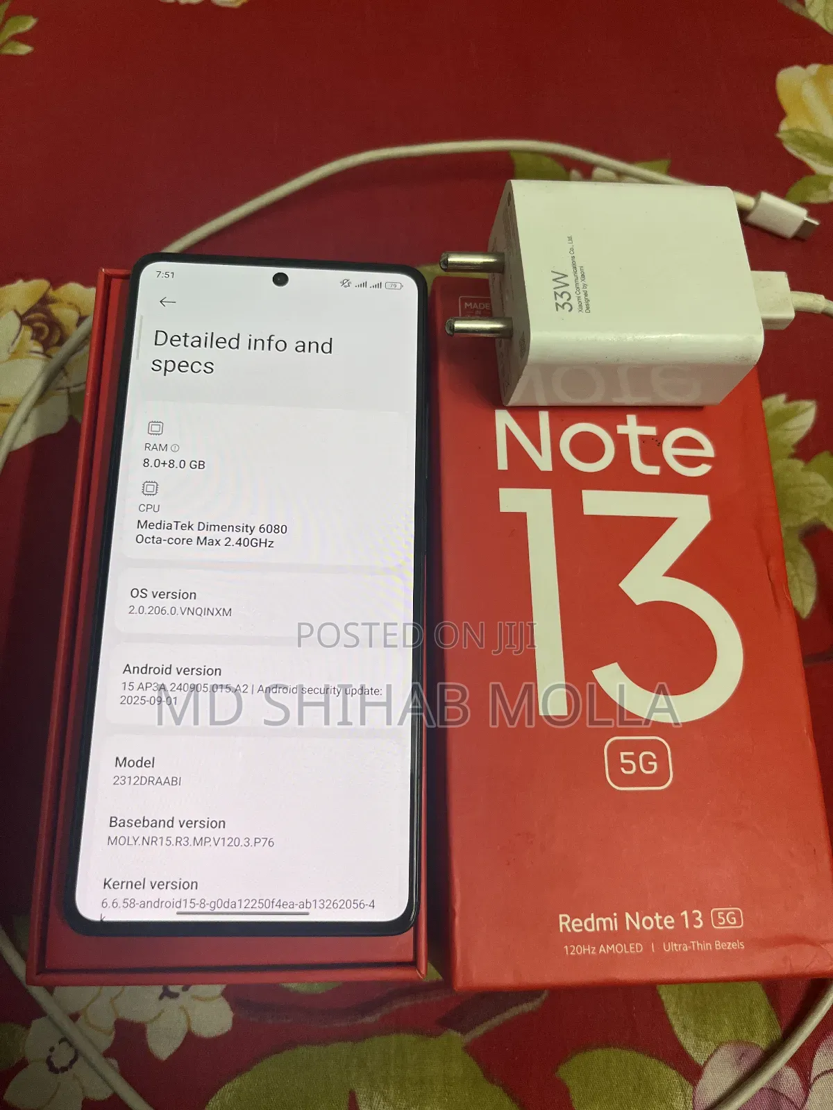 Xiaomi Redmi Note 13 256 GB Black