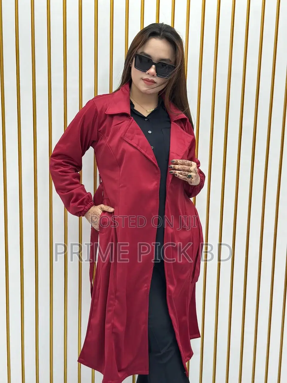 Stylish Ladies Overcoat With Belt System – Premium Winter Collection