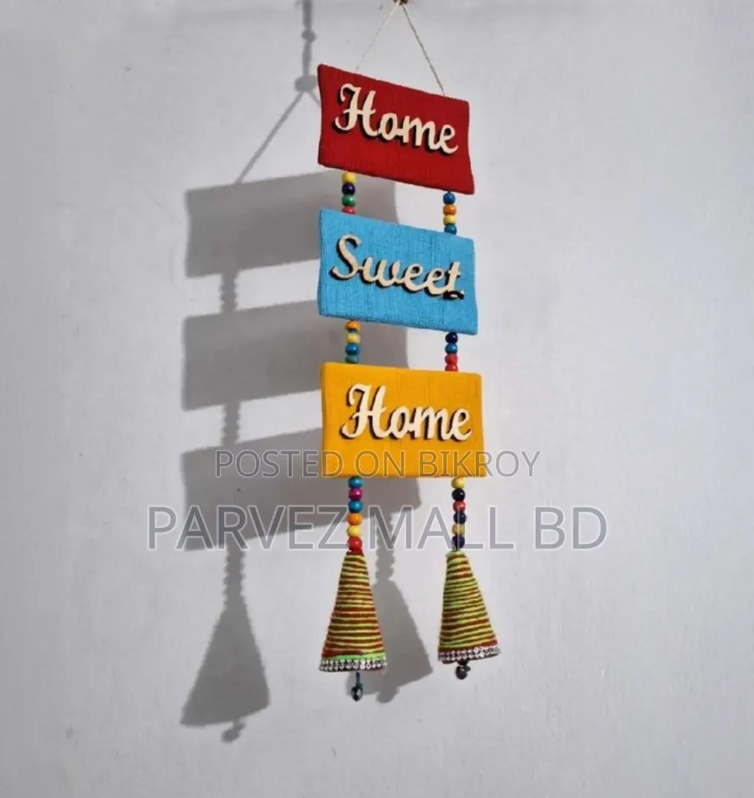 Handcrafted Wall/Door Hanging Showpiece Multicolor 5 Pcs Set