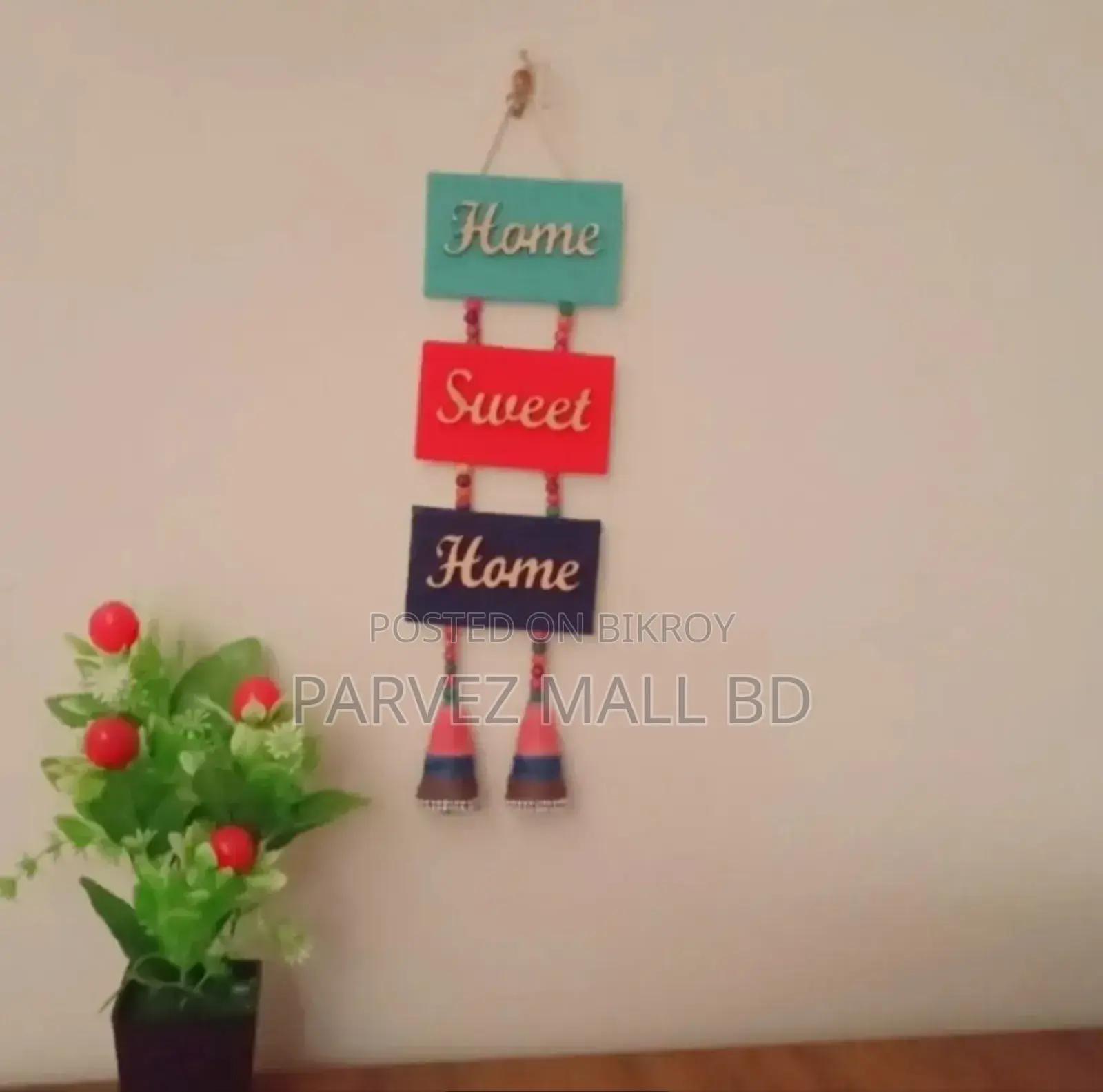 Handcrafted Wall/Door Hanging Showpiece Multicolor 5 Pcs Set