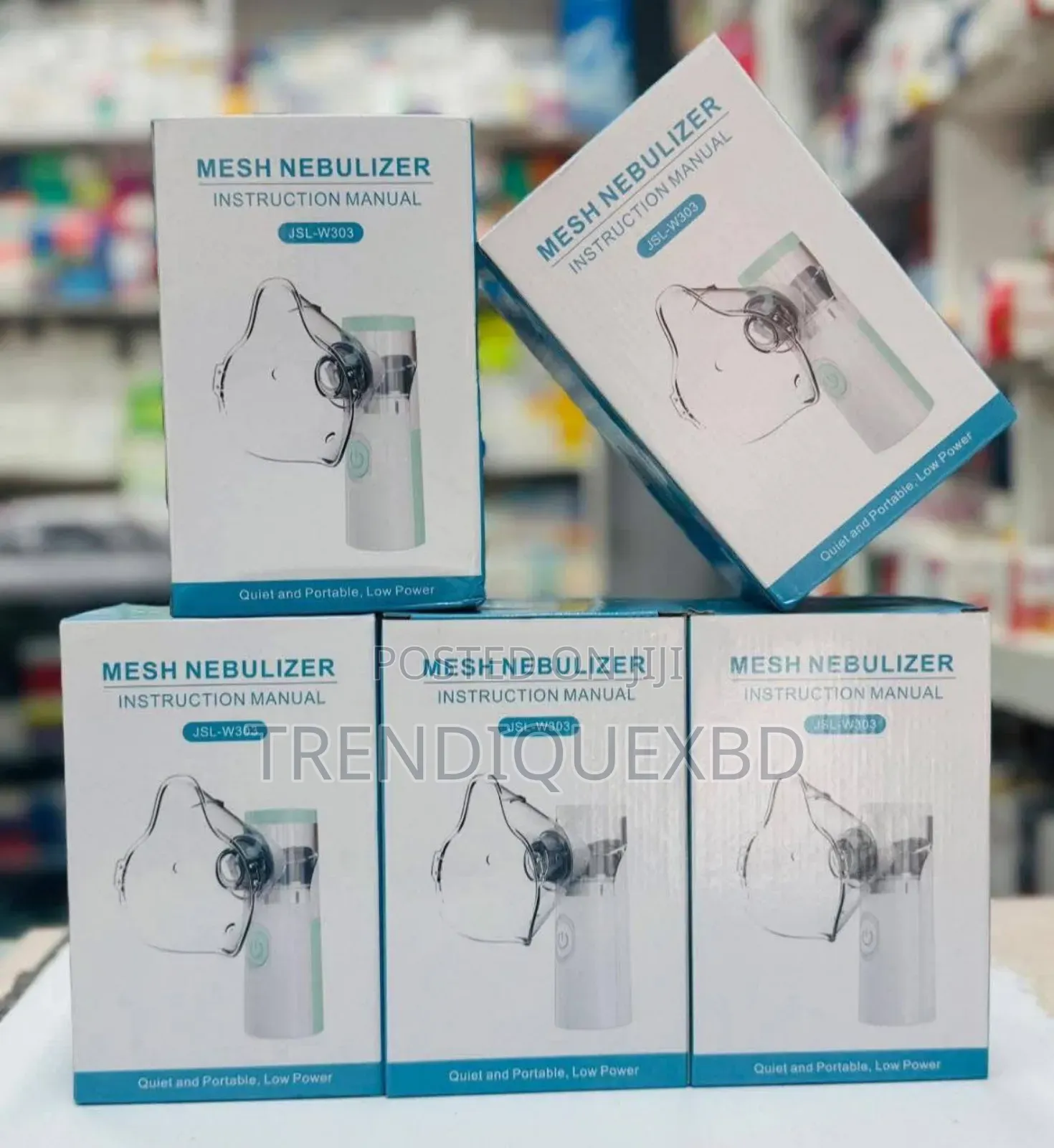 Portable Mesh Nebulizer – Rechargeable Usb Inhaler | Silent Operation