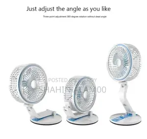 Rechargeable Folding Fan With LED Light