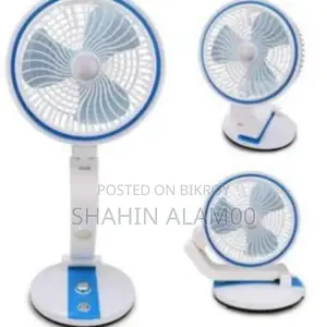 Rechargeable Folding Fan With LED Light