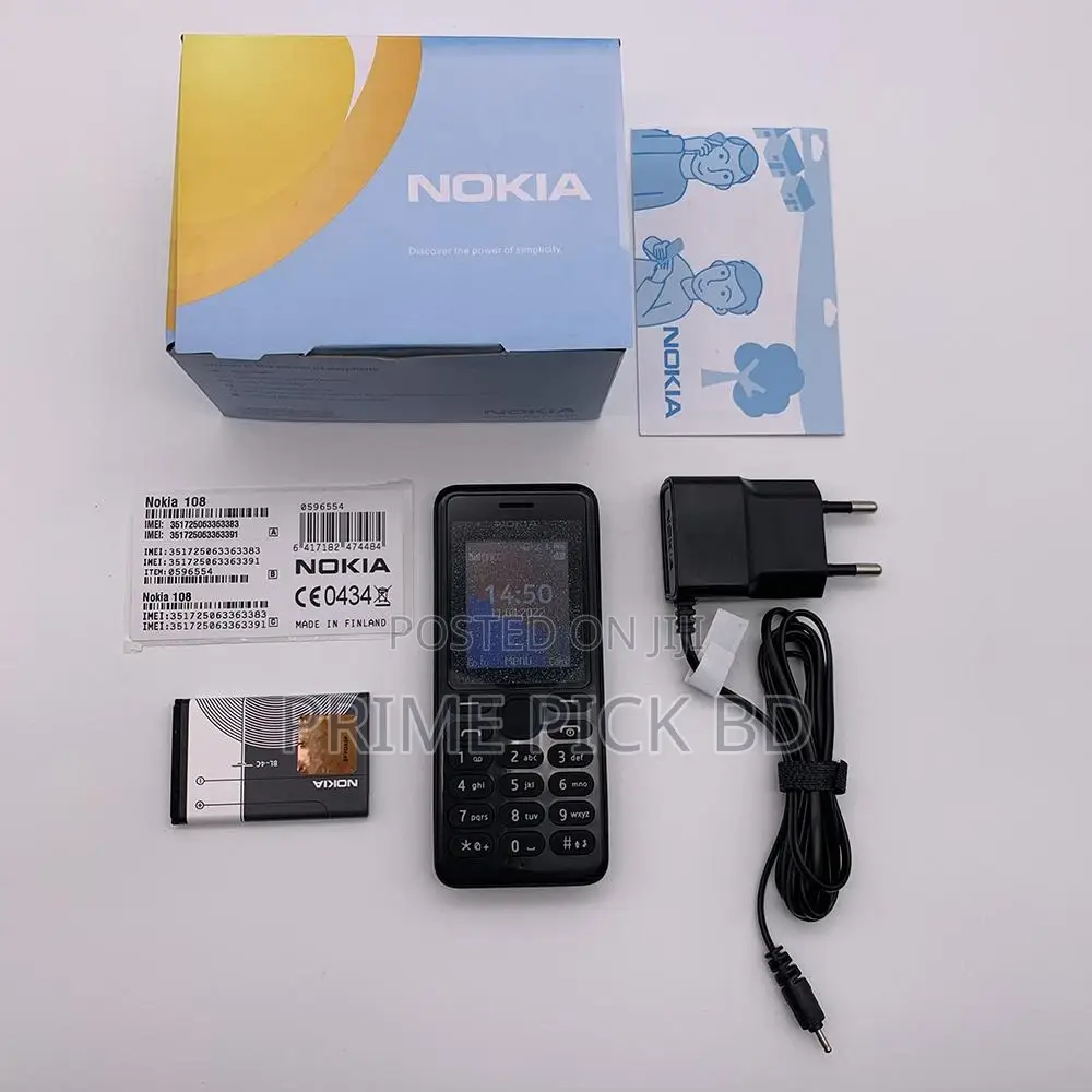 Nokia 108 Dual SIM Black